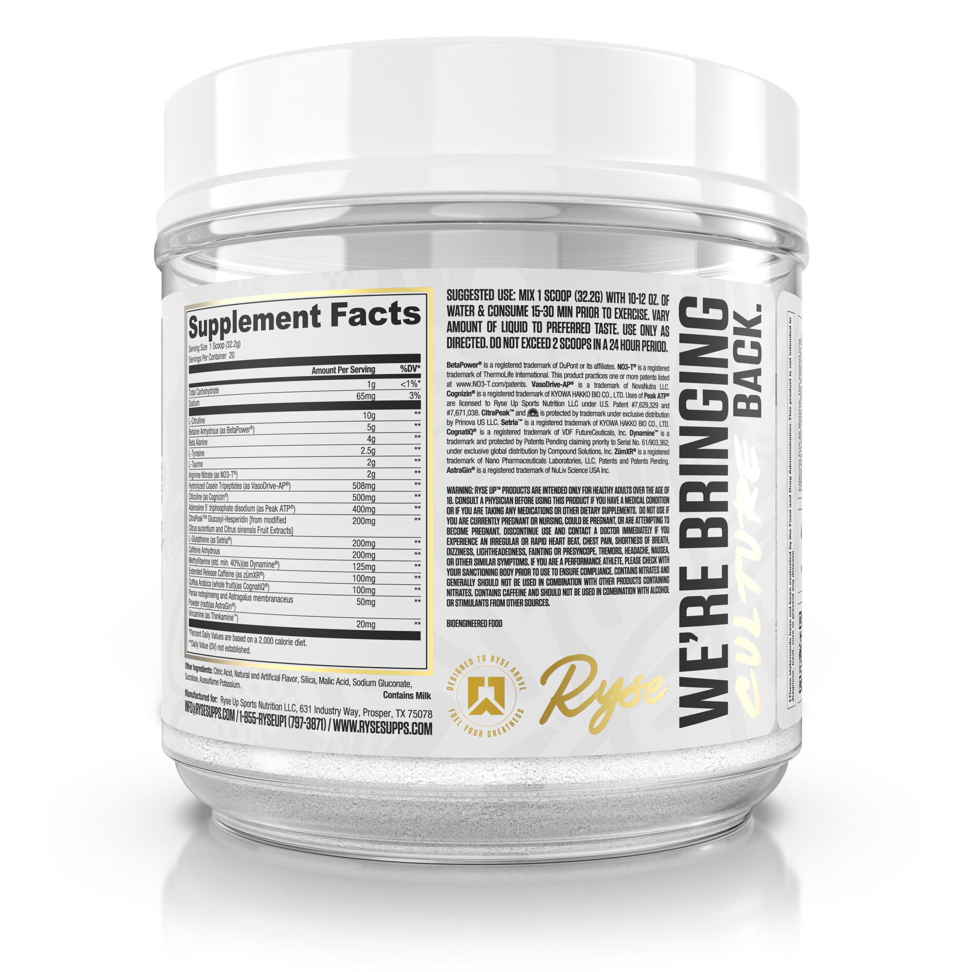 CEO Pre-Workout Supplements ZB94HV